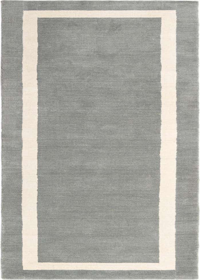 2' 7 x 8' Jill Zarin Border Wool Runner Rug