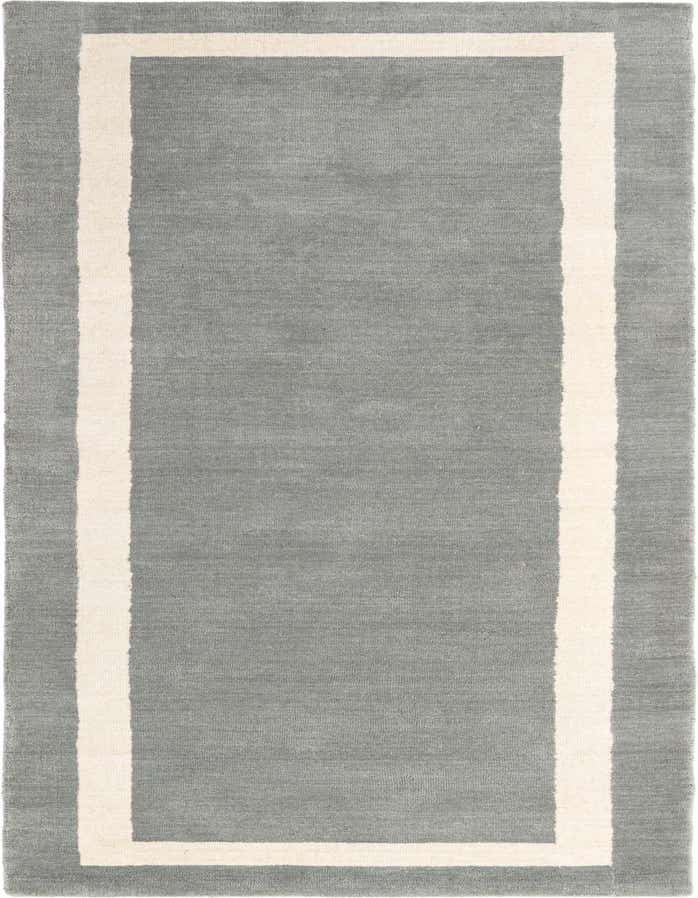 2' 7 x 8' Jill Zarin Border Wool Runner Rug