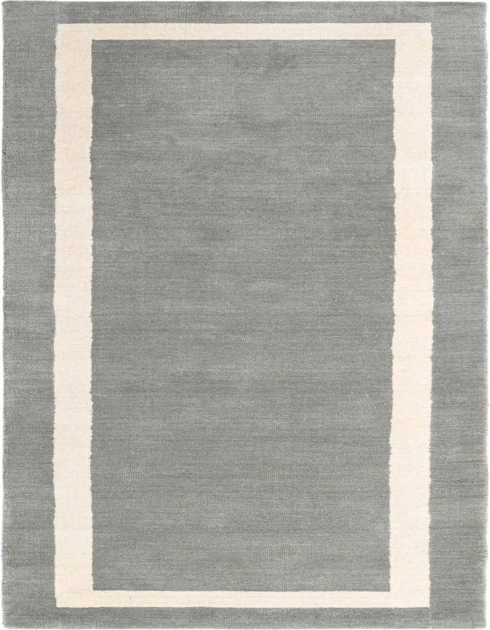 Detail image of 2' 7 x 8' Jill Zarin Border Wool Runner Rug