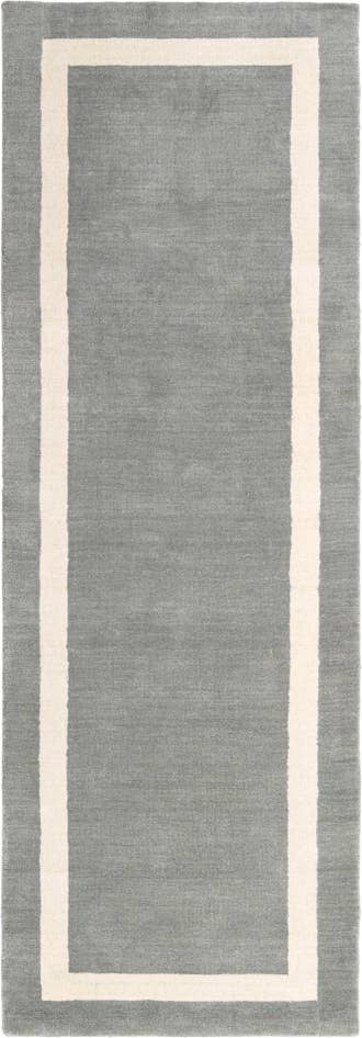Detail image of 2' 7 x 8' Jill Zarin Border Wool Runner Rug