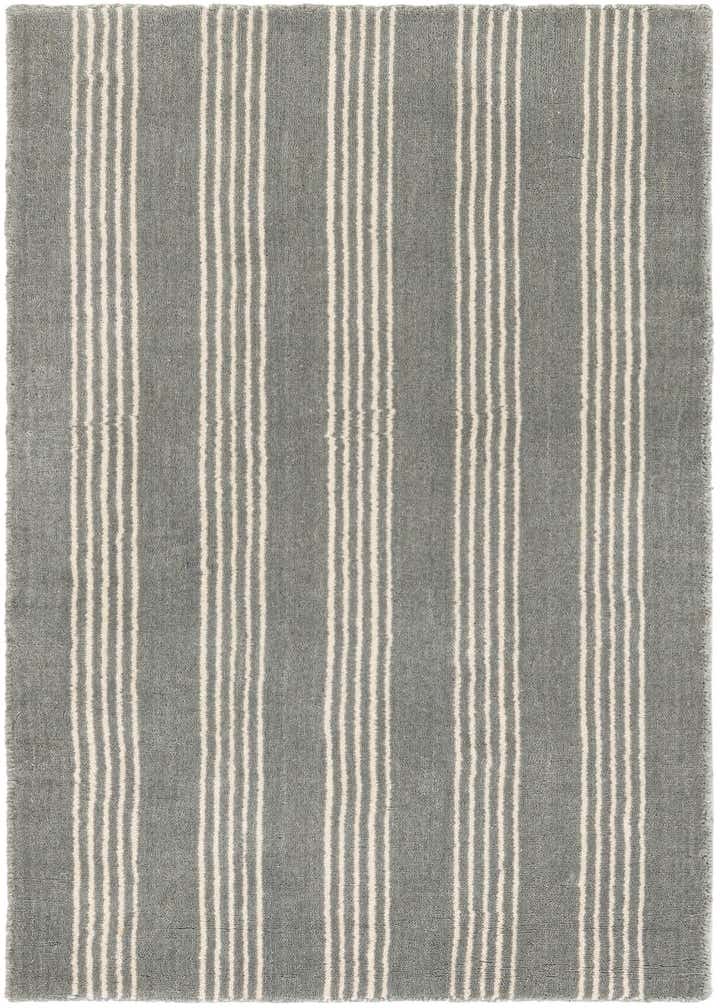 2' x 4' 1 Jill Zarin Striped Wool Runner Rug