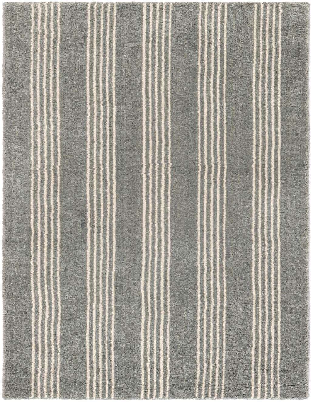 2' x 4' 1 Jill Zarin Striped Wool Runner Rug