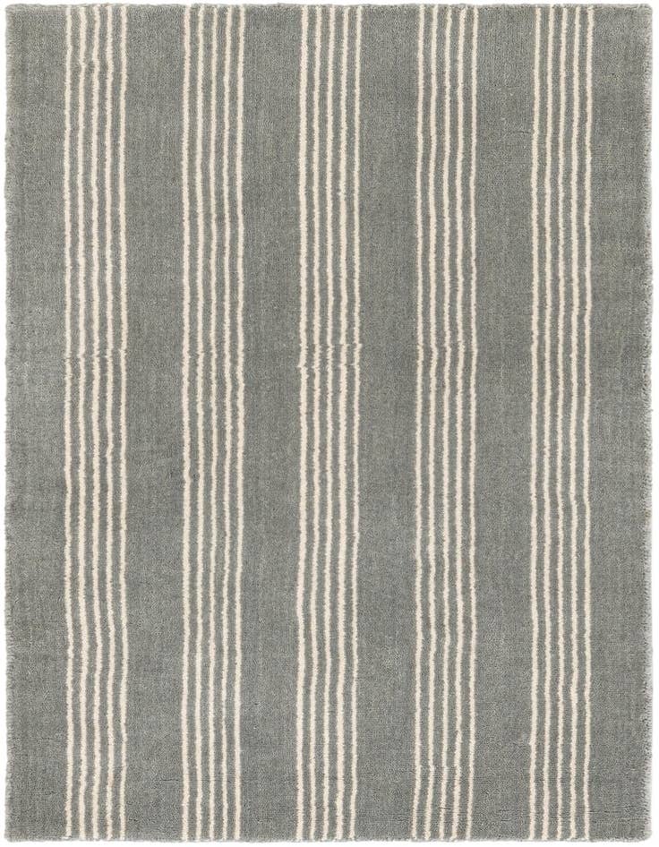Detail image of 2' x 4' 1 Jill Zarin Striped Wool Runner Rug