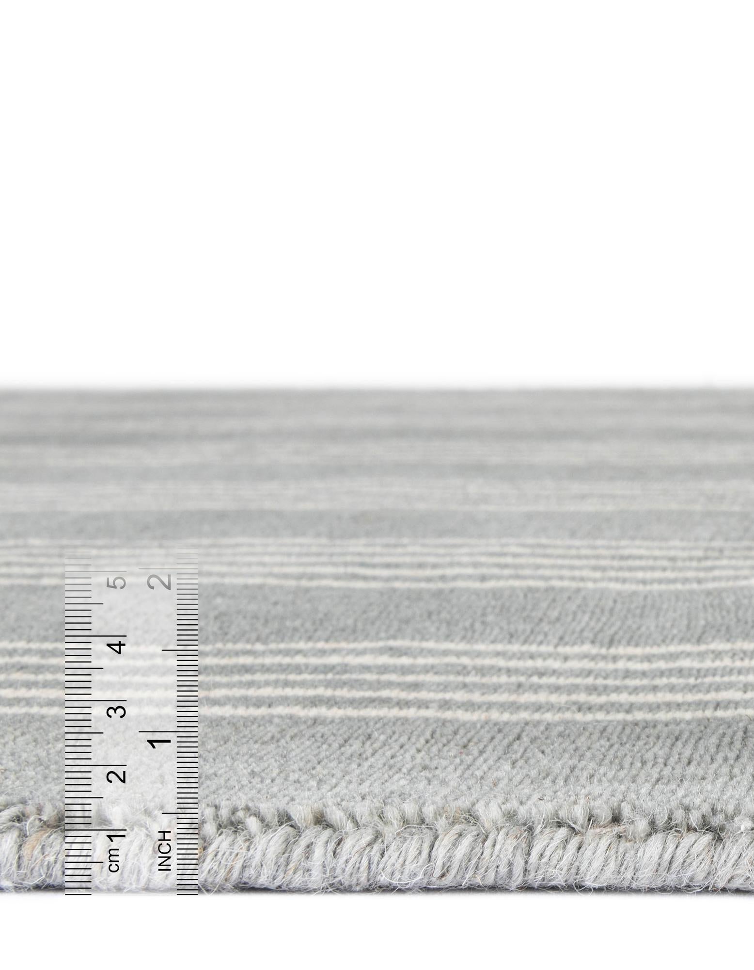 2' x 6' 1 Jill Zarin Striped Wool Runner Rug