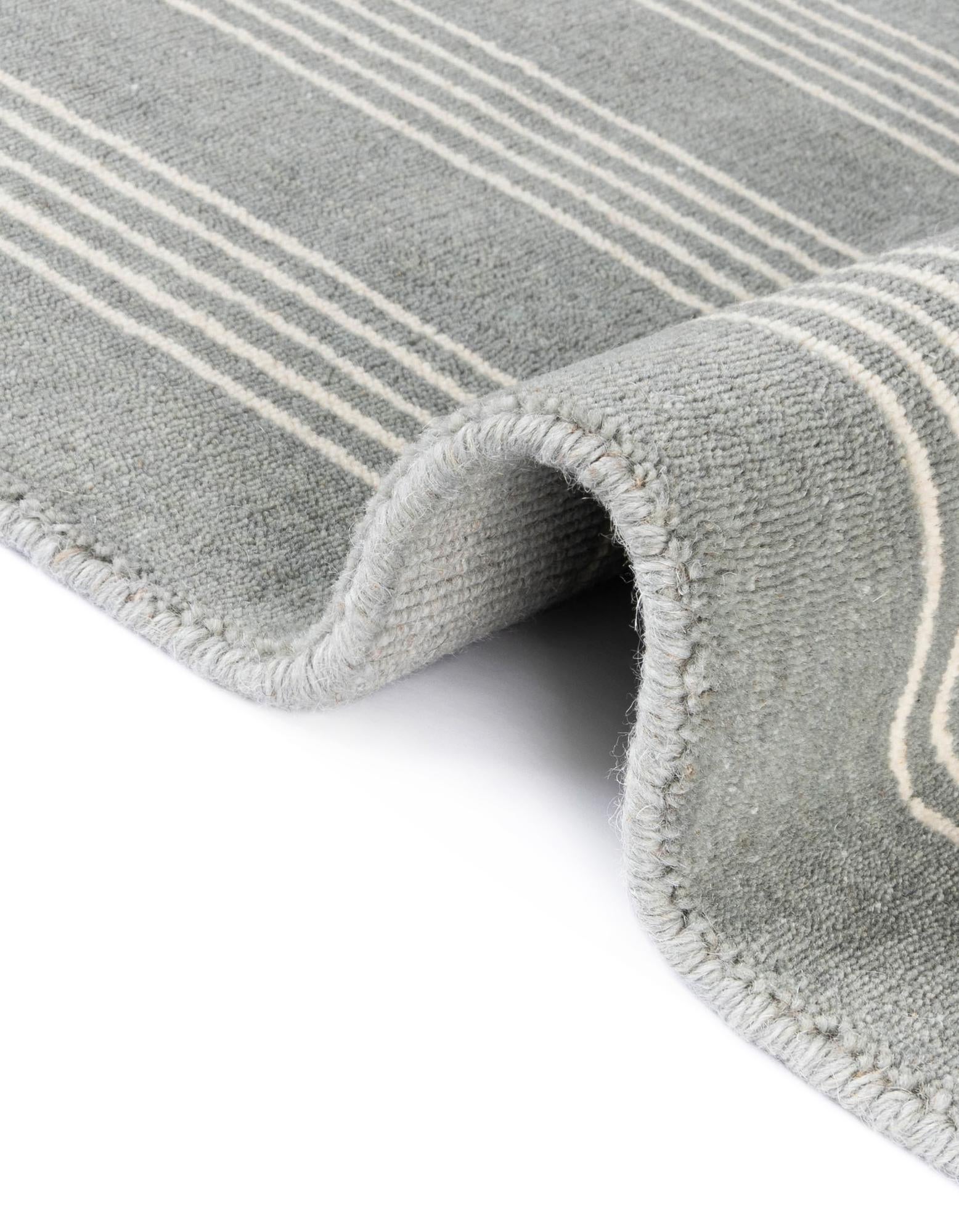 2' x 6' 1 Jill Zarin Striped Wool Runner Rug