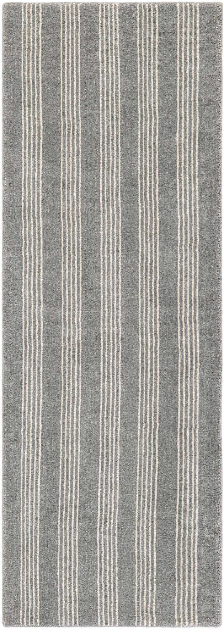 2' x 6' 1 Jill Zarin Striped Wool Runner Rug