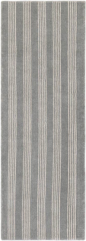 Detail image of 2' x 6' 1 Jill Zarin Striped Wool Runner Rug