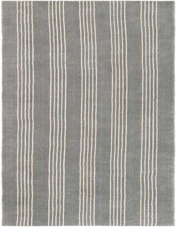 2' 7 x 8' Jill Zarin Striped Wool Runner Rug