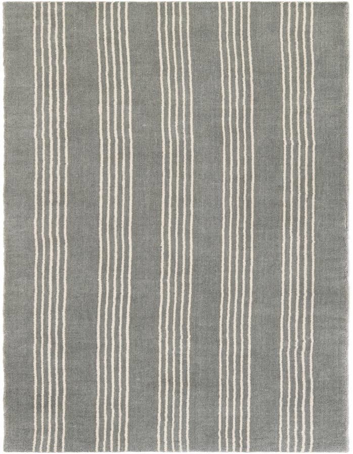 Detail image of 2' 7 x 8' Jill Zarin Striped Wool Runner Rug