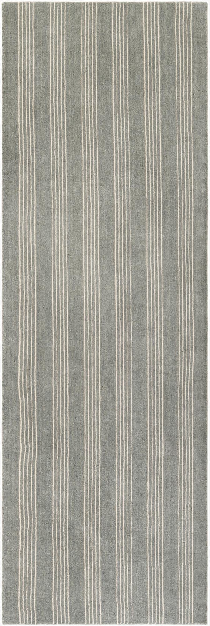 3' 3 x 10' Jill Zarin Striped Wool Runner Rug