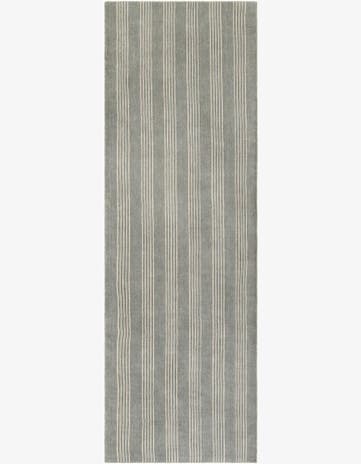 3' 3 x 10' Jill Zarin Striped Wool Runner Rug
