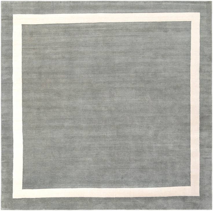 Detail image of 10' x 10' Jill Zarin Border Wool Square Rug