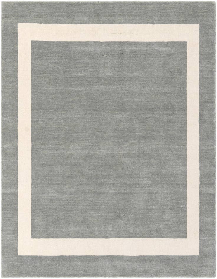 Detail image of 5' 1 x 5' 1 Jill Zarin Border Wool Square Rug