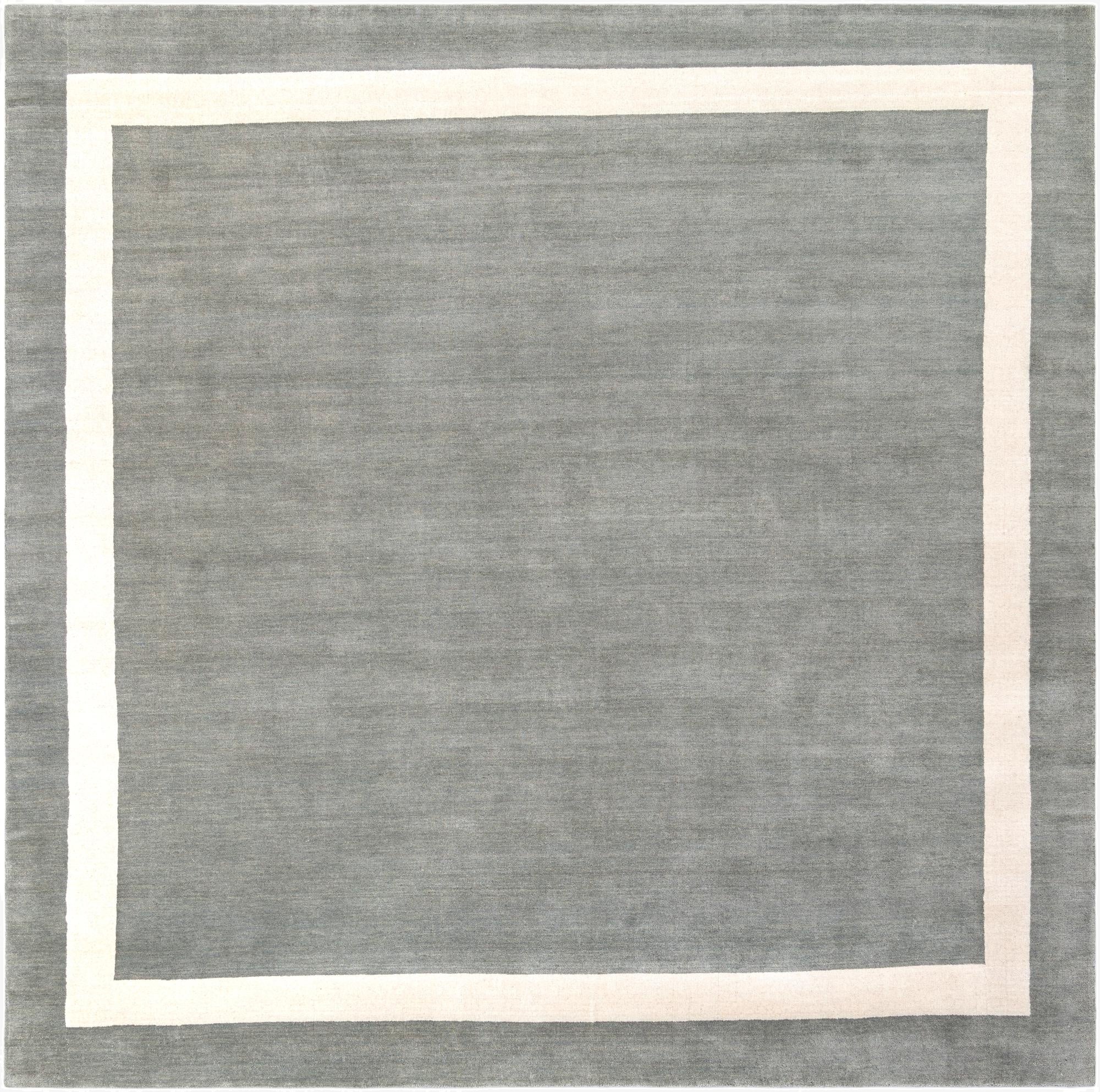 Primary image  10' x 10' Jill Zarin Border Wool Square Rug