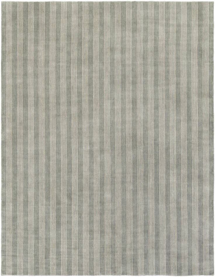 Detail image of 10' x 10' Jill Zarin Striped Wool Square Rug