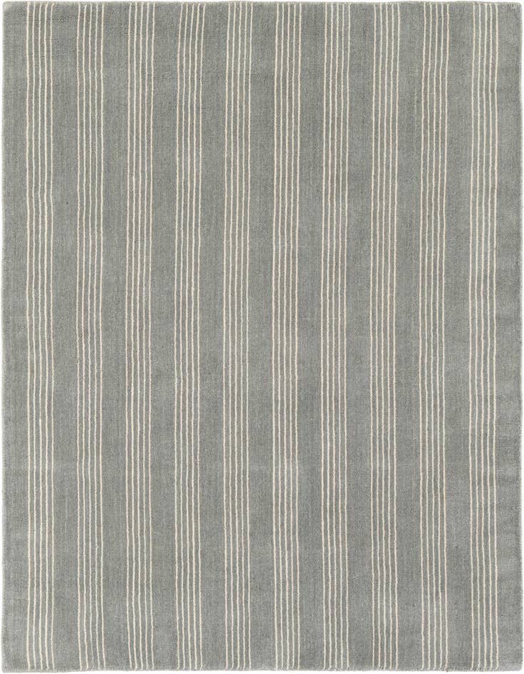 Detail image of 5' 1 x 5' 1 Jill Zarin Striped Wool Square Rug
