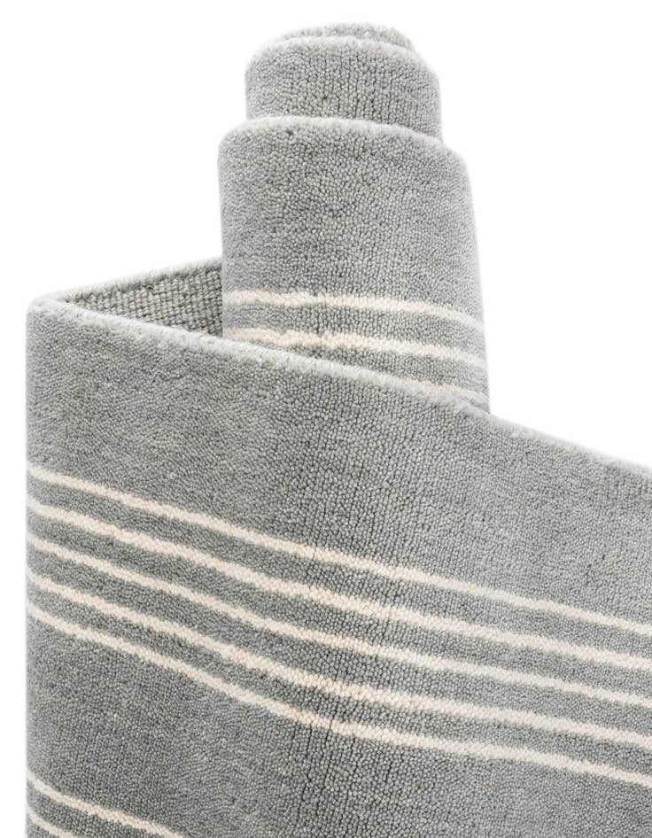 Detail image of 7' 10 x 7' 10 Jill Zarin Striped Wool Square Rug