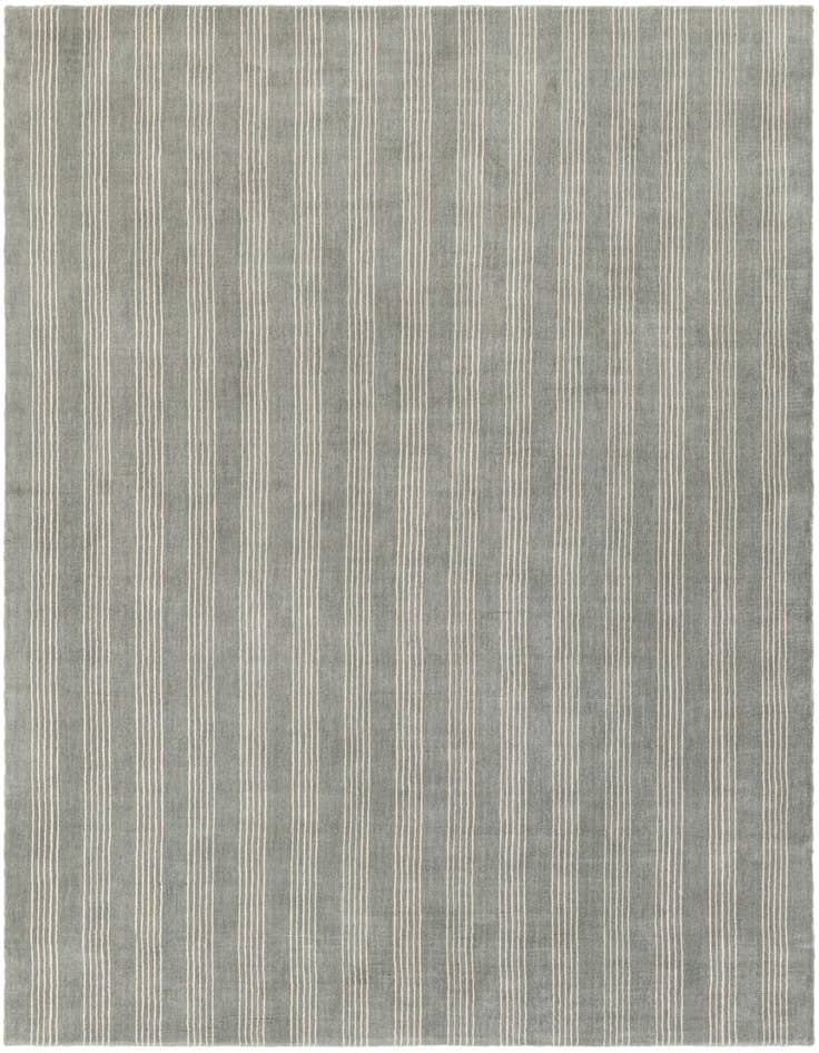 Detail image of 7' 10 x 7' 10 Jill Zarin Striped Wool Square Rug