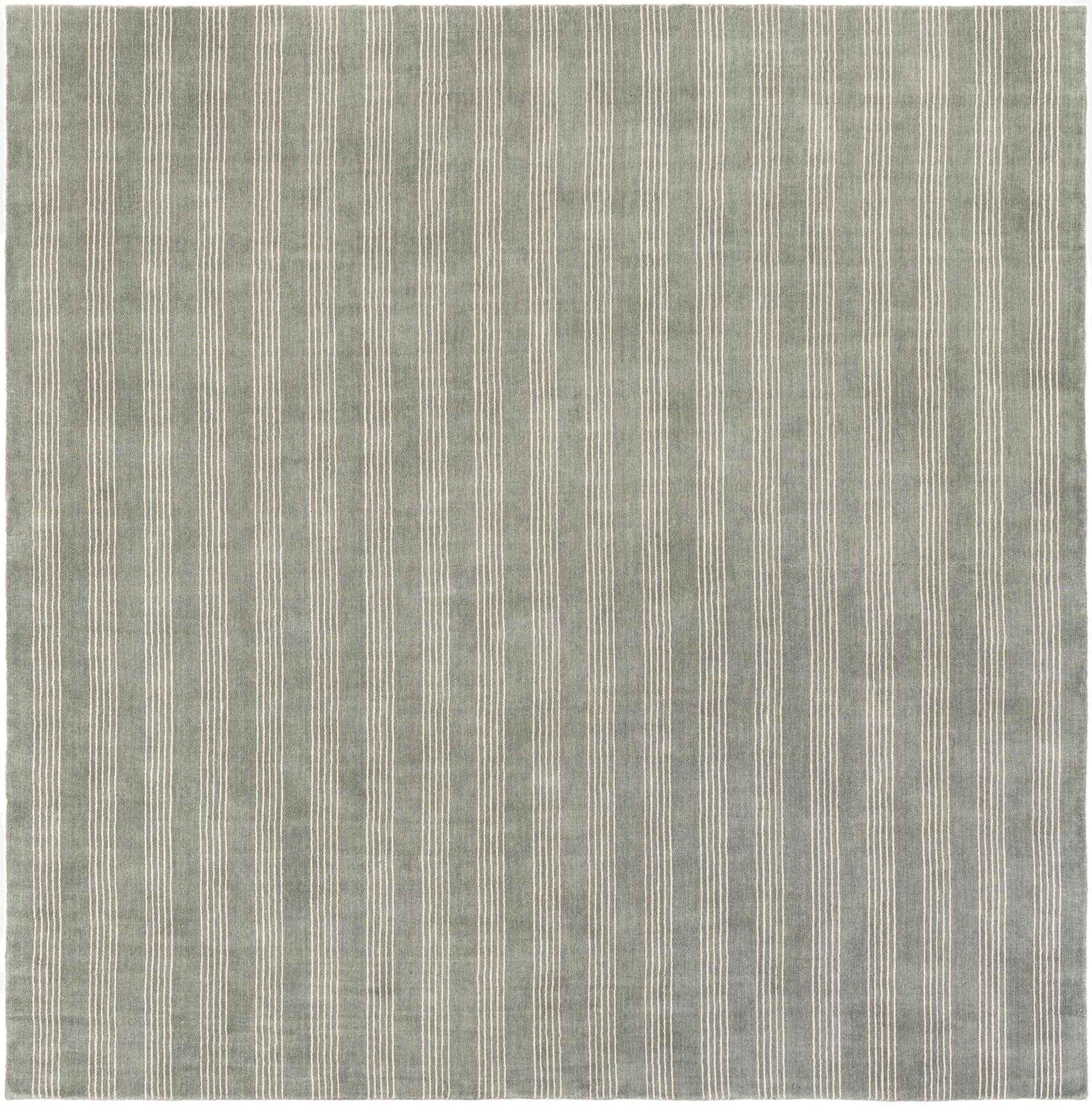 Primary image  10' x 10' Jill Zarin Striped Wool Square Rug