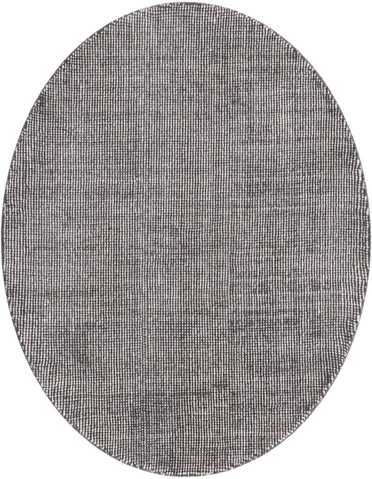Detail image of 5' 3 x 5' 3 Hand Woven Jill Zarin English Manor Farmhouse Wool Round Rug
