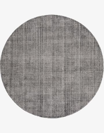 6' 11 x 6' 11 Hand Woven Jill Zarin English Manor Farmhouse Wool Round Rug