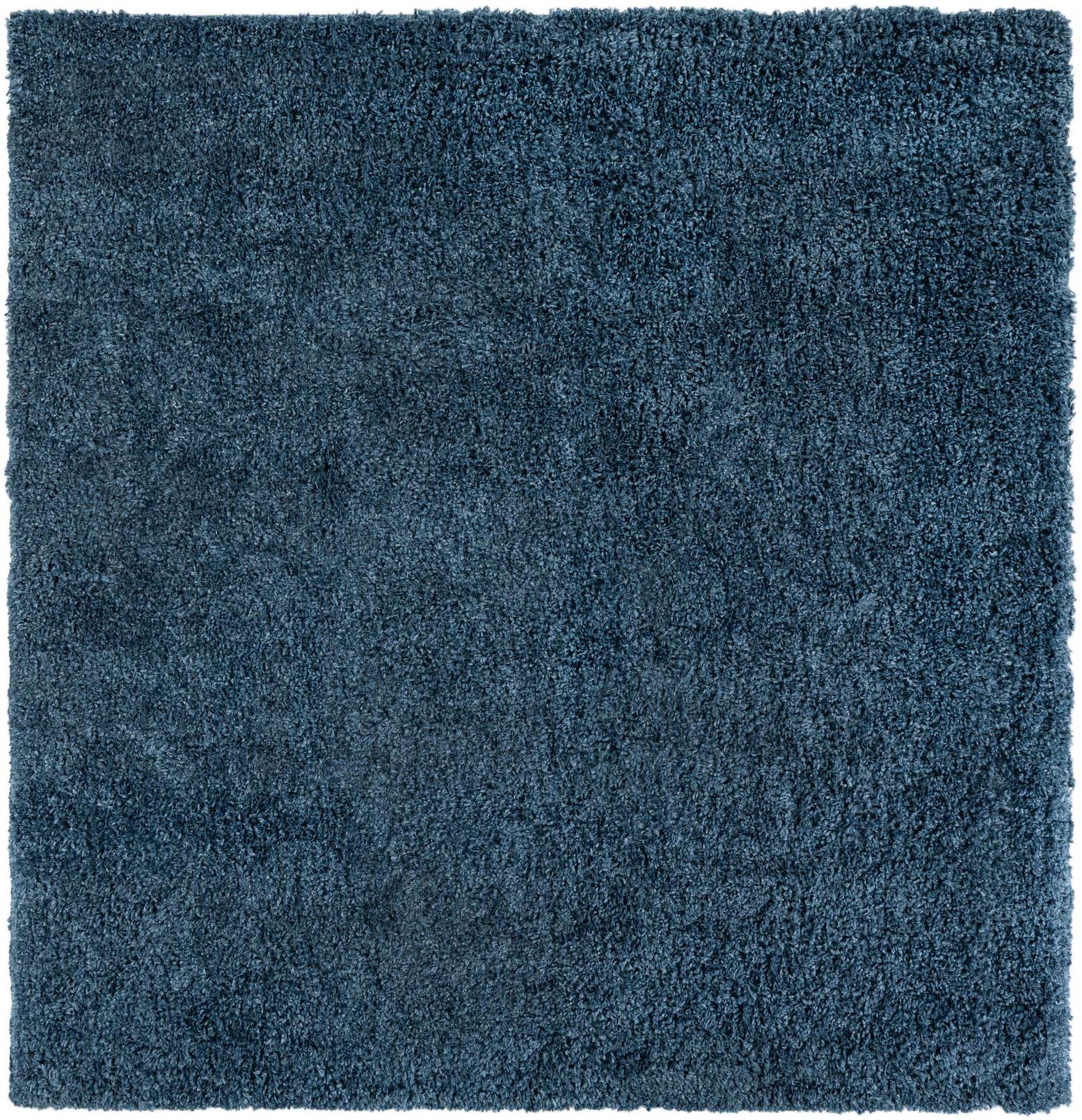 6' 10 x 6' 10 Easton · Solid Shag Rug, dblue