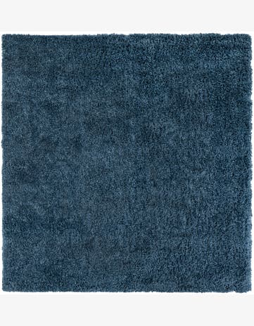 6' 10 x 6' 10 Easton · Solid Shag Rug, dblue