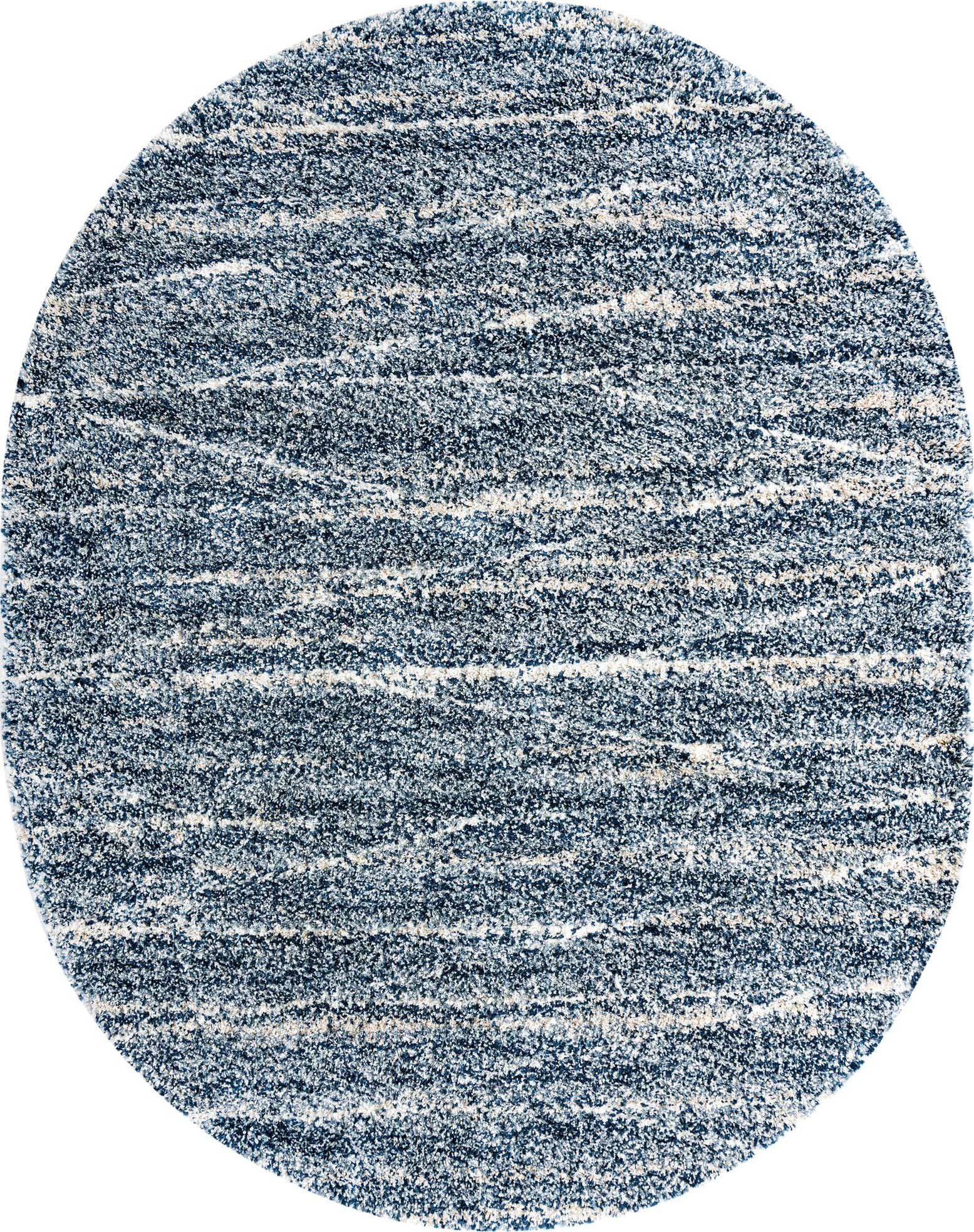 7' 10 x 10' Edenton · Lines Shag Rug, blue