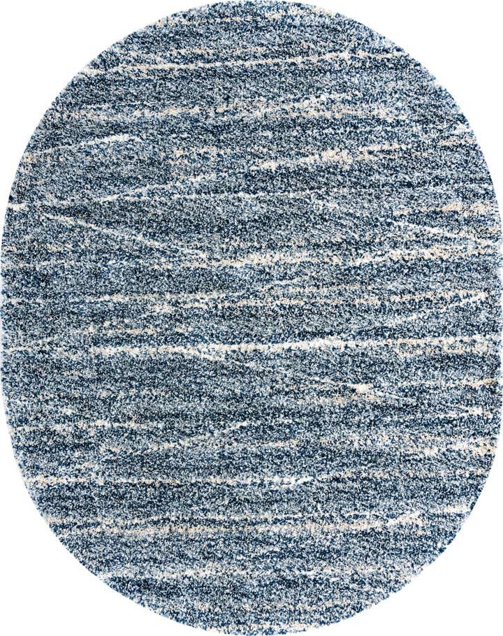 7' 10 x 10' Edenton · Lines Shag Rug, blue