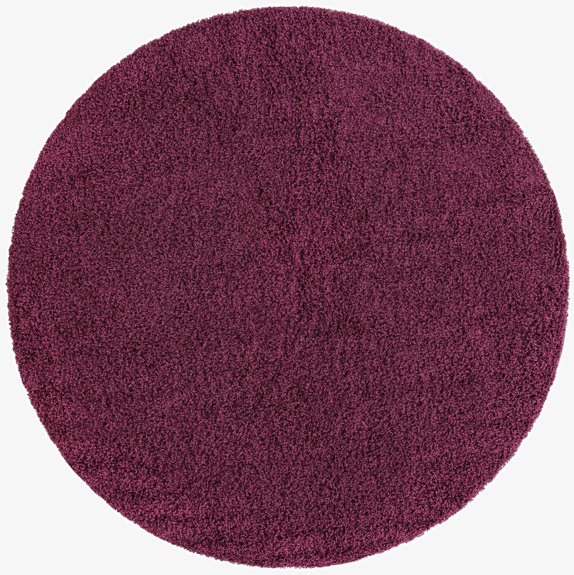Primary image 7' 10 x 7' 10 Solid Shag Round Rug