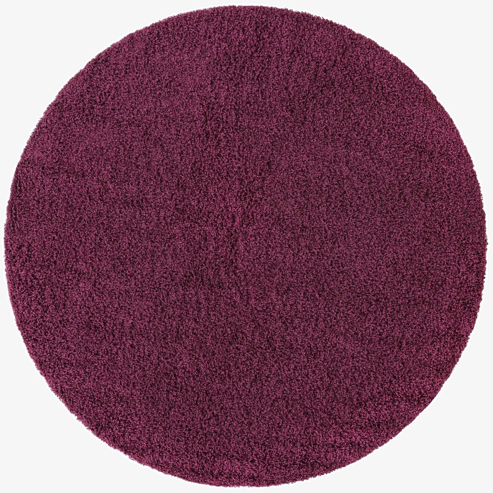 Primary image 6' x 6' Solid Shag Round Rug