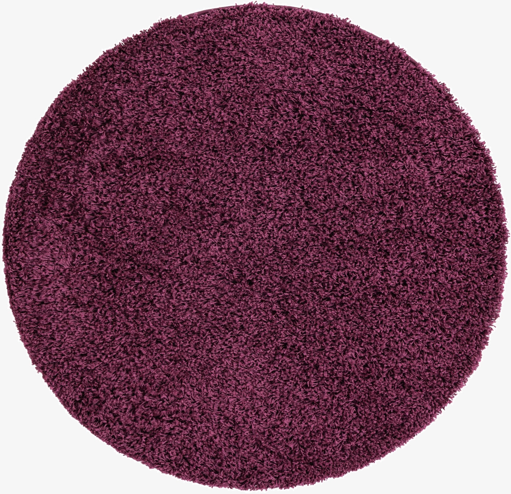 Primary image 4' x 4' Solid Shag Round Rug