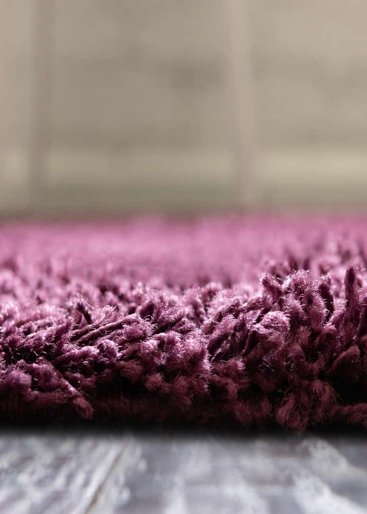 2' x 6' Solid Shag Runner Rug