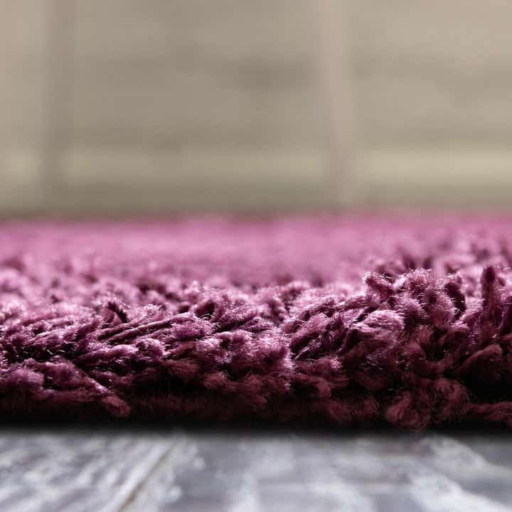 2' x 6' Solid Shag Runner Rug