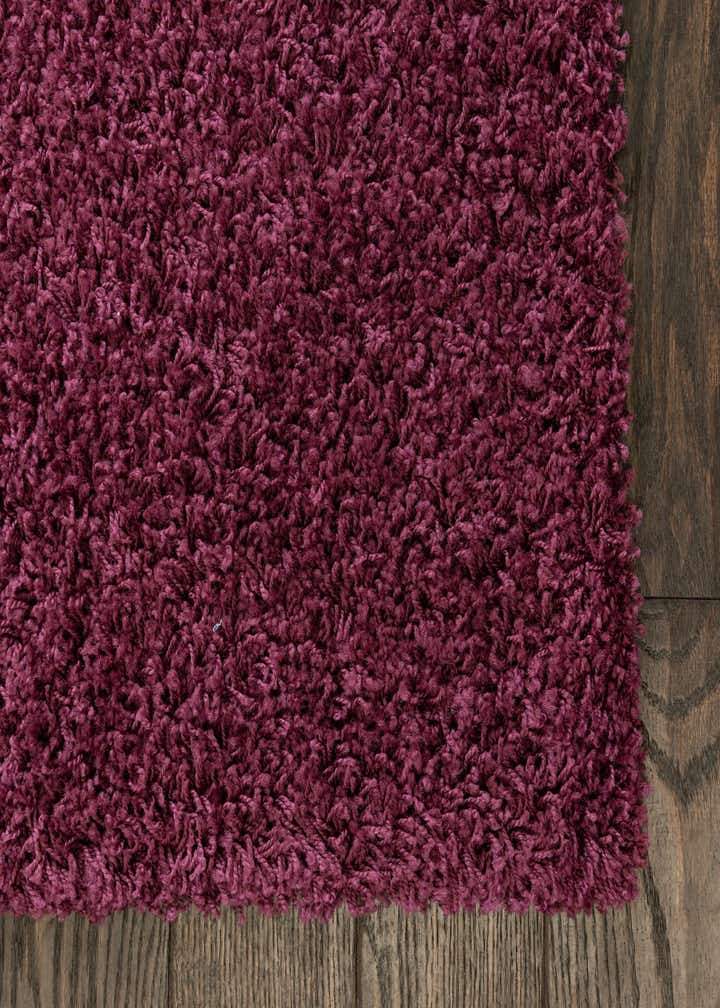 2' x 6' Solid Shag Runner Rug