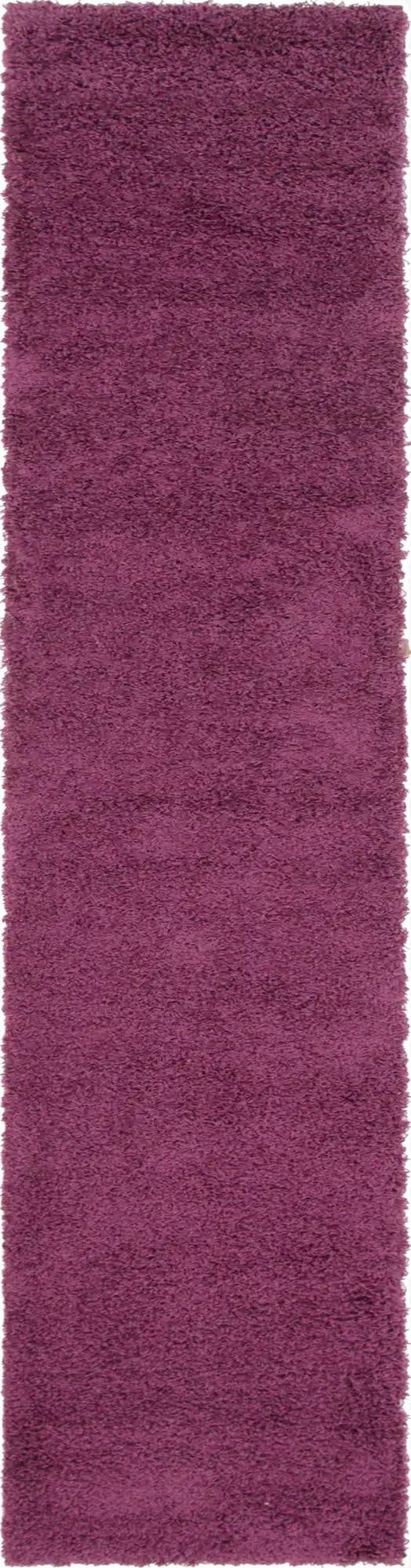 Primary image 2' 7 x 10' Solid Shag Runner Rug