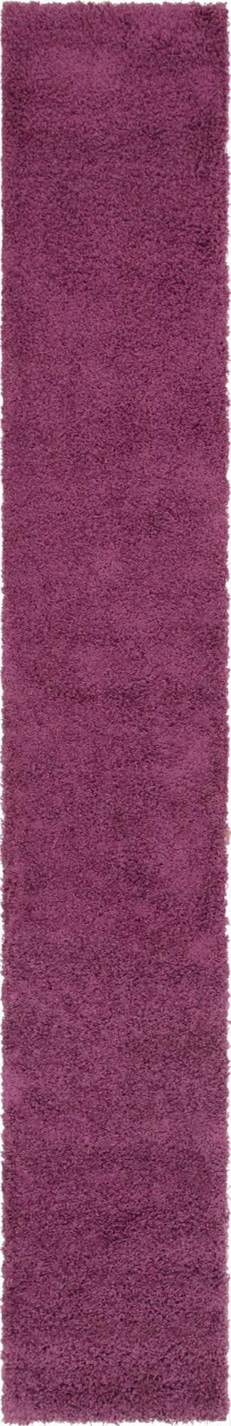 Primary image 2' 7 x 16' 5 Solid Shag Runner Rug