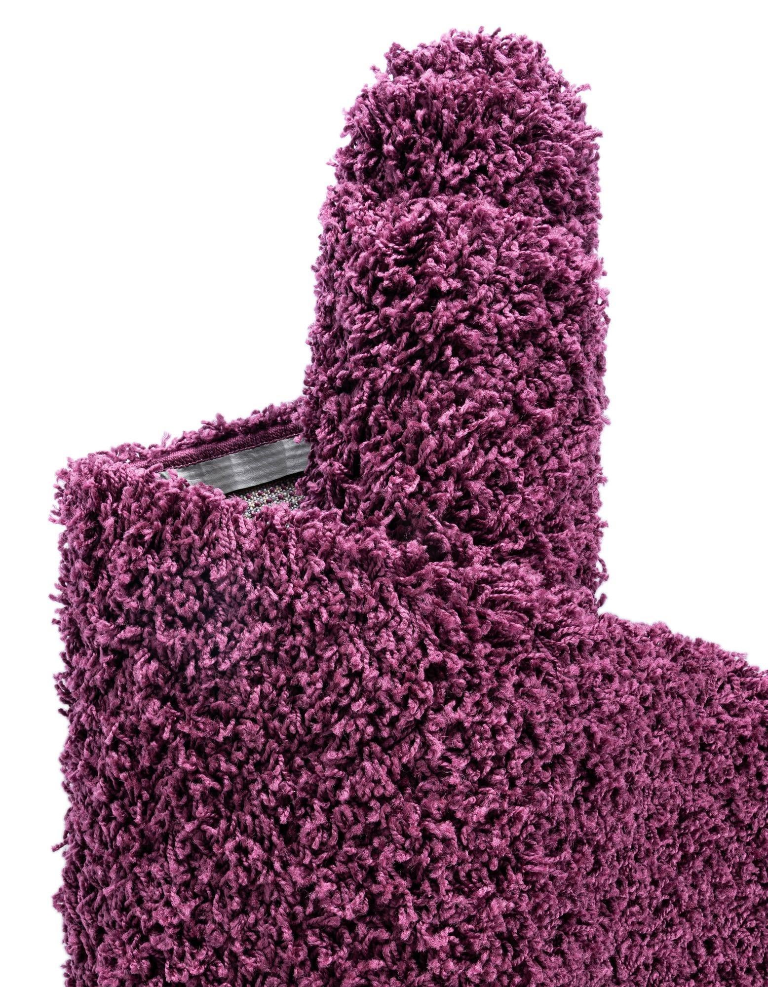 7' 10 x 7' 10 Solid Shag Square Rug