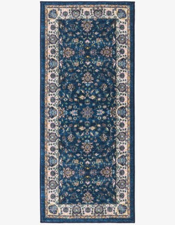 Egyptian Blue Medina Runner Rug