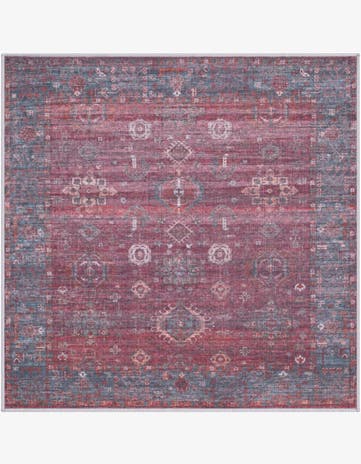 Elsworth · Medallion rug, antique red and teal