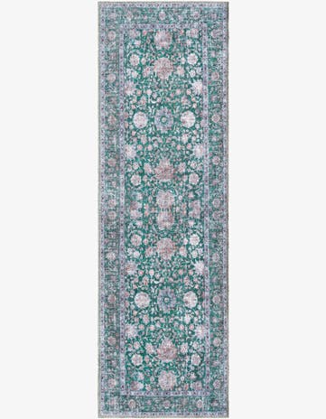Emerald Green Yara Runner Rug
