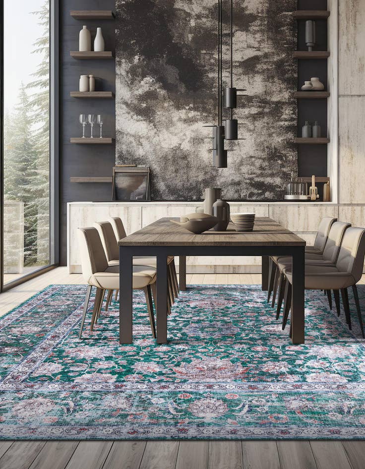 Detail image of 7' 10 x 7' 10 Yara Square Rug