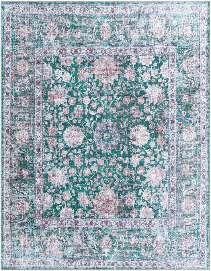 Detail image of 7' 10 x 7' 10 Washable Yara Square Rug
