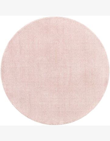 English Rose Hand Woven Jill Zarin English Manor Farmhouse Wool Round Rug