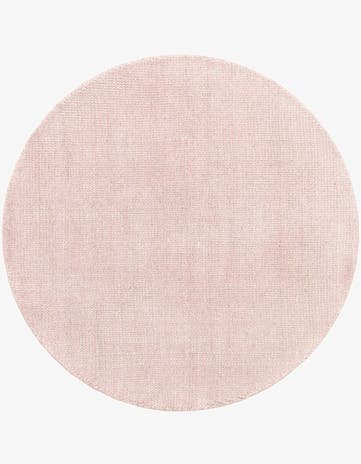 English Rose Hand Woven Jill Zarin English Manor Farmhouse Wool Round Rug