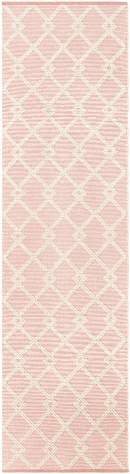 Detailansicht von 80cm x 305cm Handgeknüpft Jill Zarin Dorset Läufer Teppich