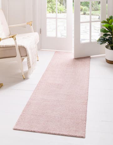 2' x 4' 1 Hand Woven Jill Zarin English Manor Farmhouse Wool Runner Rug