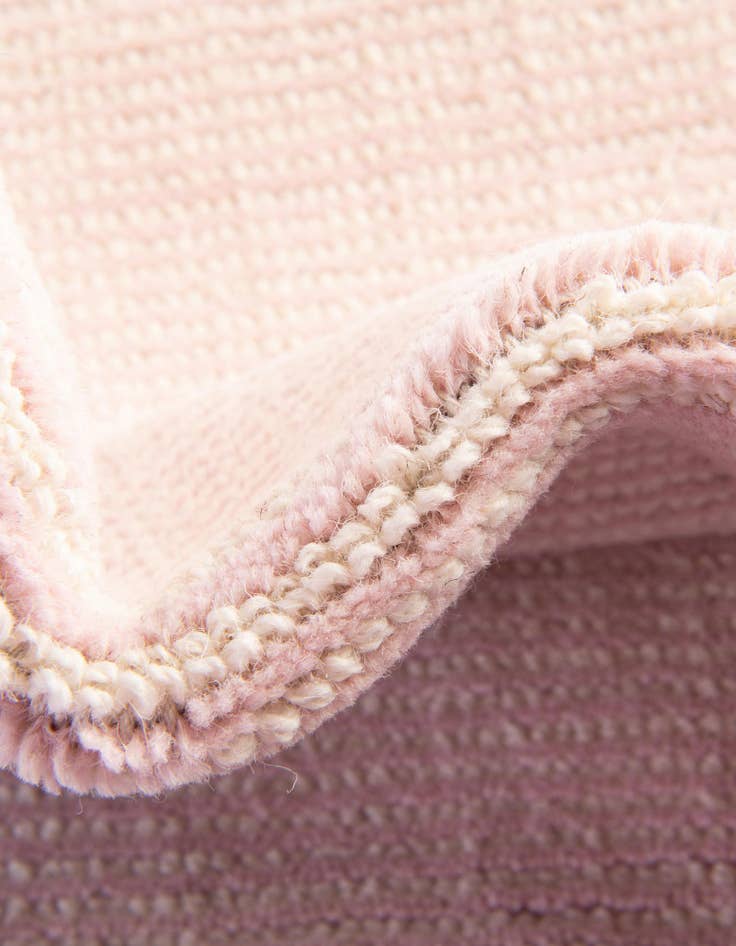 Detail image of 10' x 10' Hand Woven Jill Zarin English Manor Farmhouse Wool Square Rug