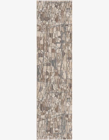 Etch Beige Silta Runner Rug