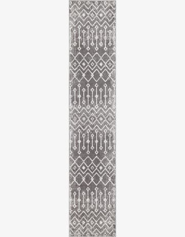 2' 7 x 13' Eugene · Chevron rug, stonegray